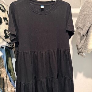 Old Navy Black Midi Dress